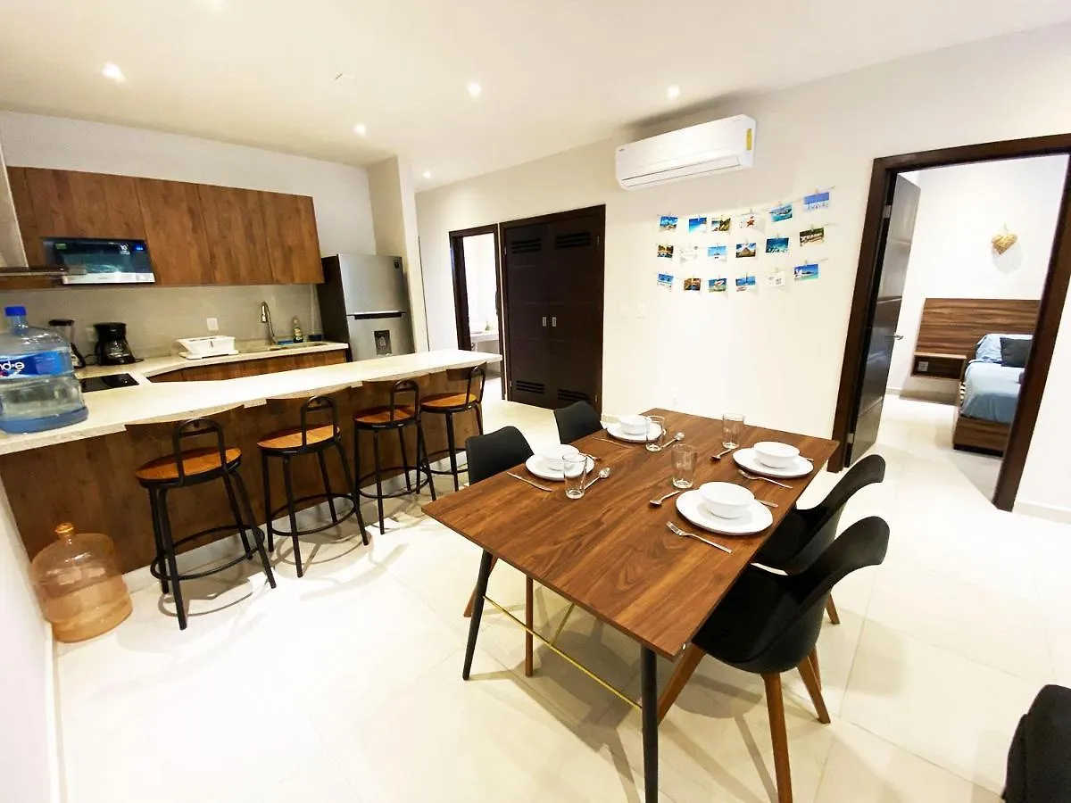 Departamento Brisa Tropical En Residencial De Lujo Apartment Playa del Carmen