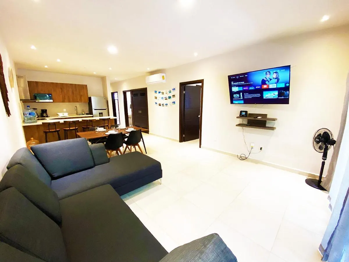Departamento Brisa Tropical En Residencial De Lujo Apartment Playa del Carmen